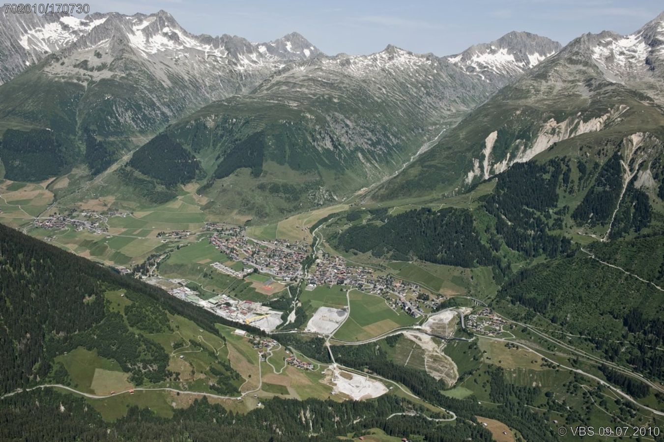 Sedrun, Camischolas, NEAT Baustelle